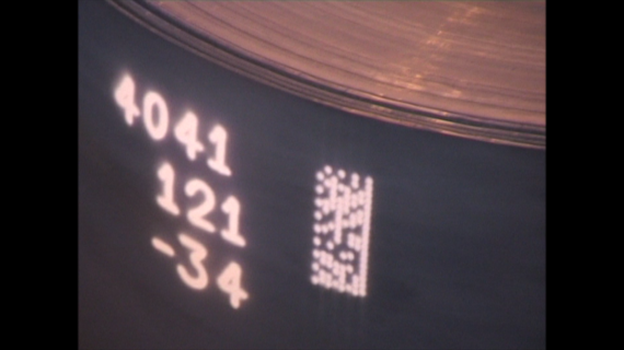 SPM3000_06 data matrix marked on the shell of a coil with vertical axis