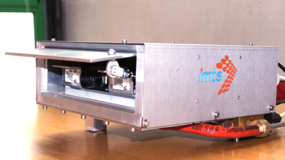 SR200_02 reader with steel enclosure and protective shutter