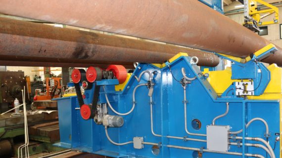 WMS8000_03 walking beam and tube rollers